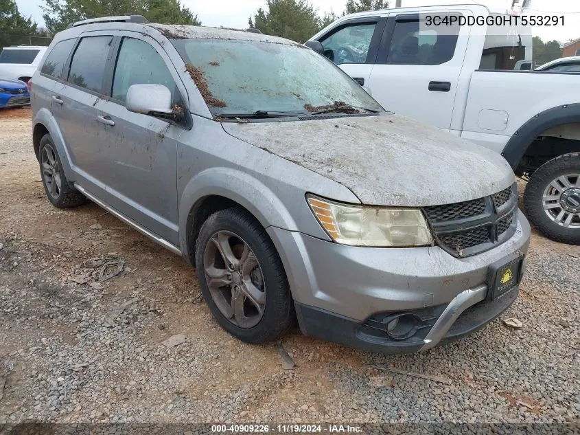 2017 Dodge Journey Crossroad Plus Awd VIN: 3C4PDDGG0HT553291 Lot: 40909226