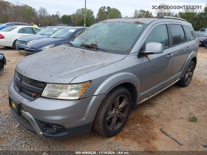 2017 Dodge Journey Crossroad Plus Awd VIN: 3C4PDDGG0HT553291 Lot: 40909226