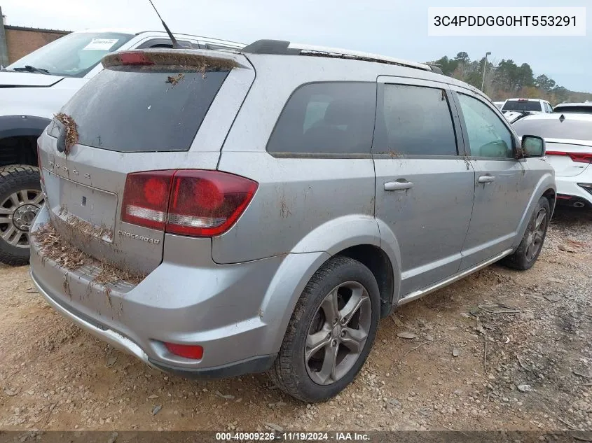 2017 Dodge Journey Crossroad Plus Awd VIN: 3C4PDDGG0HT553291 Lot: 40909226