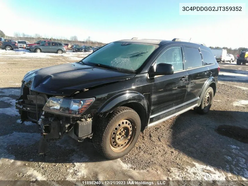 2018 Dodge Journey Crossroad VIN: 3C4PDDGG2JT359352 Lot: 11898240