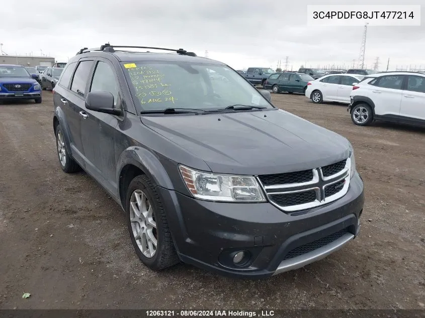 3C4PDDFG8JT477214 2018 Dodge Journey Gt