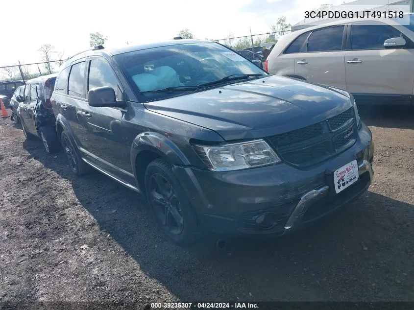 2018 Dodge Journey Crossroad Awd VIN: 3C4PDDGG1JT491518 Lot: 39235307