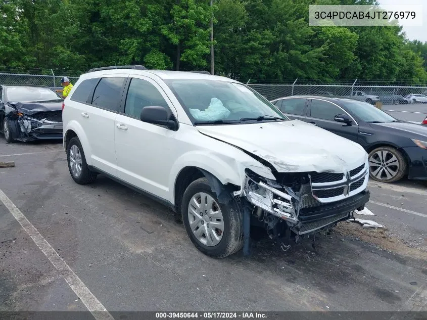 3C4PDCAB4JT276979 2018 Dodge Journey Se