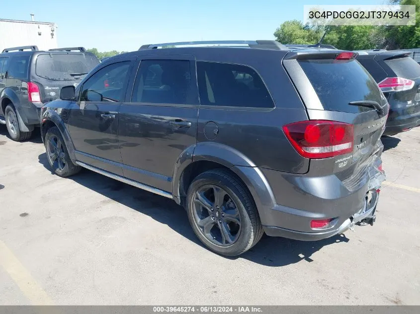 3C4PDCGG2JT379434 2018 Dodge Journey Crossroad