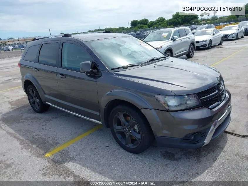 2018 Dodge Journey Crossroad VIN: 3C4PDCGG2JT516310 Lot: 39660271