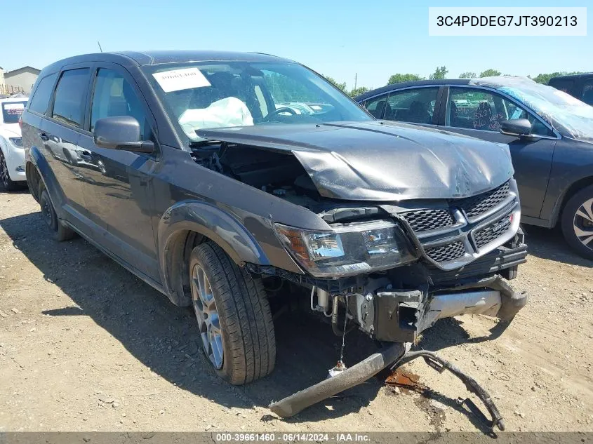 3C4PDDEG7JT390213 2018 Dodge Journey Gt Awd