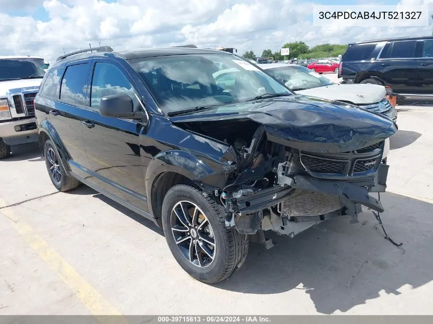 2018 Dodge Journey Se VIN: 3C4PDCAB4JT521327 Lot: 39715613