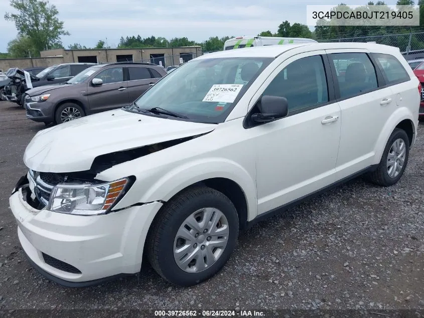 3C4PDCAB0JT219405 2018 Dodge Journey Cvp/Se