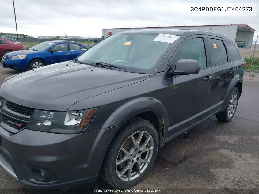 2018 Dodge Journey Gt Awd VIN: 3C4PDDEG1JT464273 Lot: 39739623