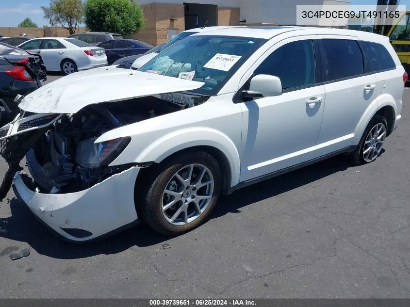 2018 Dodge Journey Gt VIN: 3C4PDCEG9JT491165 Lot: 39739651