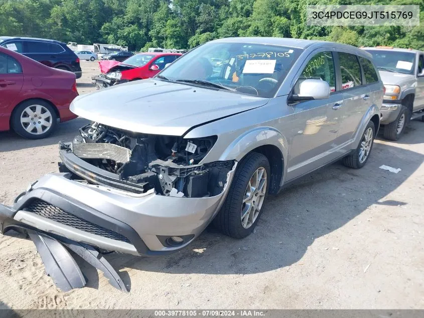 2018 Dodge Journey Gt VIN: 3C4PDCEG9JT515769 Lot: 39778105