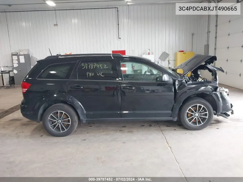 3C4PDCABXJT490665 2018 Dodge Journey Se