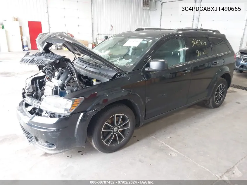 3C4PDCABXJT490665 2018 Dodge Journey Se