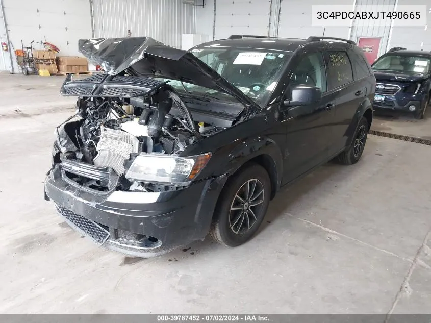 3C4PDCABXJT490665 2018 Dodge Journey Se