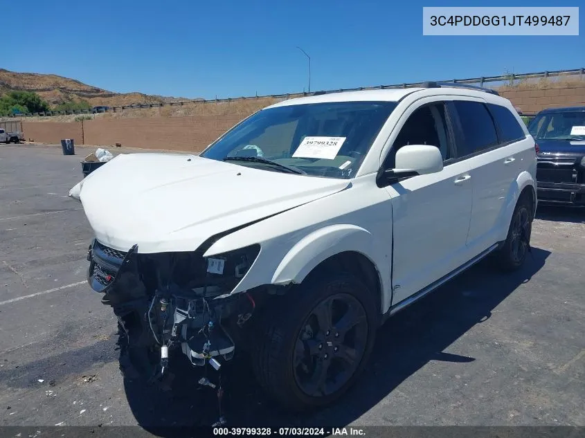 2018 Dodge Journey Crossroad Awd VIN: 3C4PDDGG1JT499487 Lot: 39799328