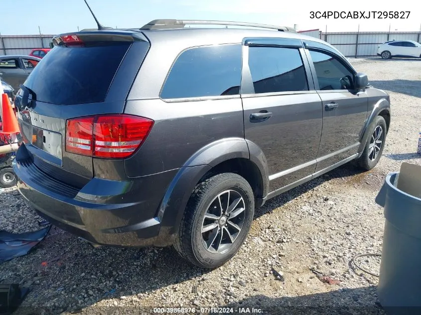 3C4PDCABXJT295827 2018 Dodge Journey Se