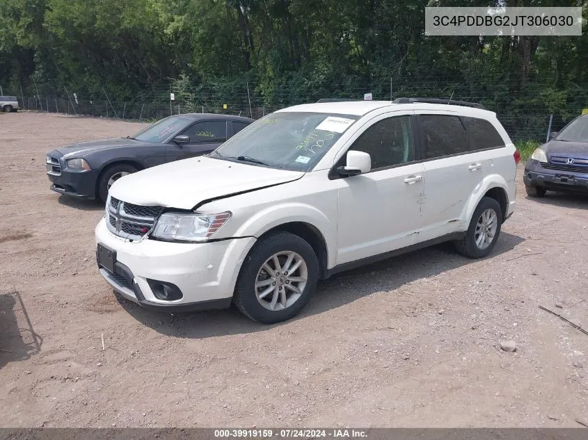 2018 Dodge Journey Sxt Awd VIN: 3C4PDDBG2JT306030 Lot: 39919159