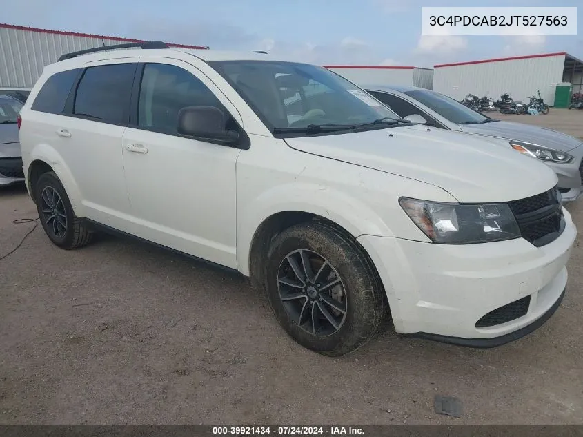 3C4PDCAB2JT527563 2018 Dodge Journey Se