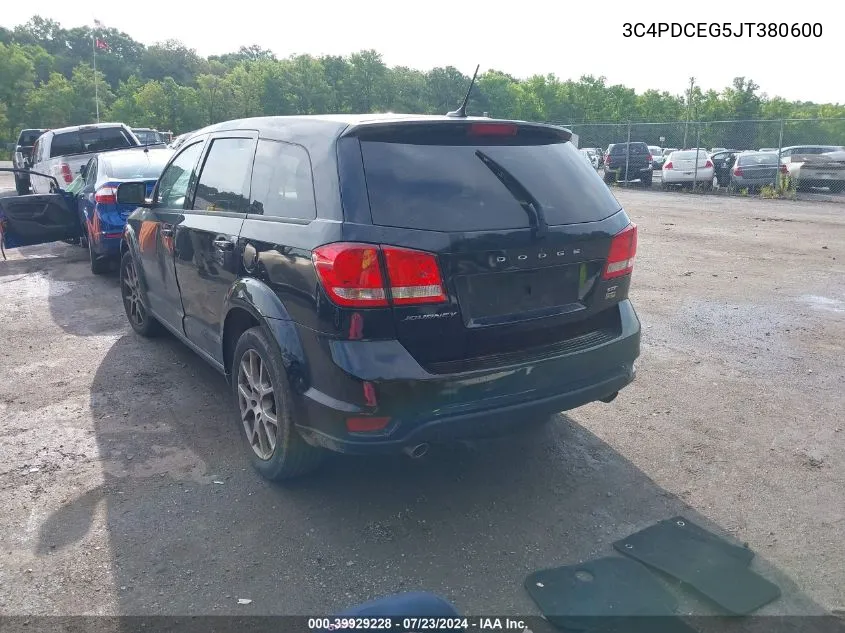 3C4PDCEG5JT380600 2018 Dodge Journey Gt