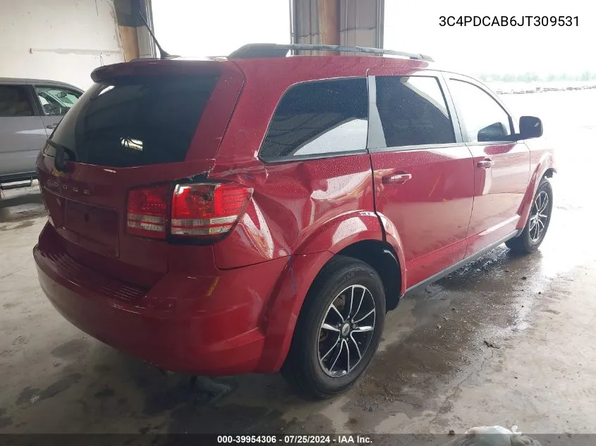 3C4PDCAB6JT309531 2018 Dodge Journey Se