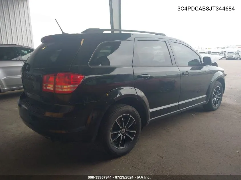 3C4PDCAB8JT344684 2018 Dodge Journey Se