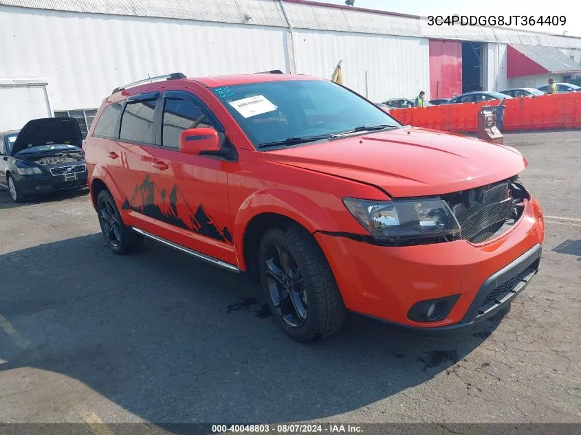 2018 Dodge Journey Crossroad Awd VIN: 3C4PDDGG8JT364409 Lot: 40048803