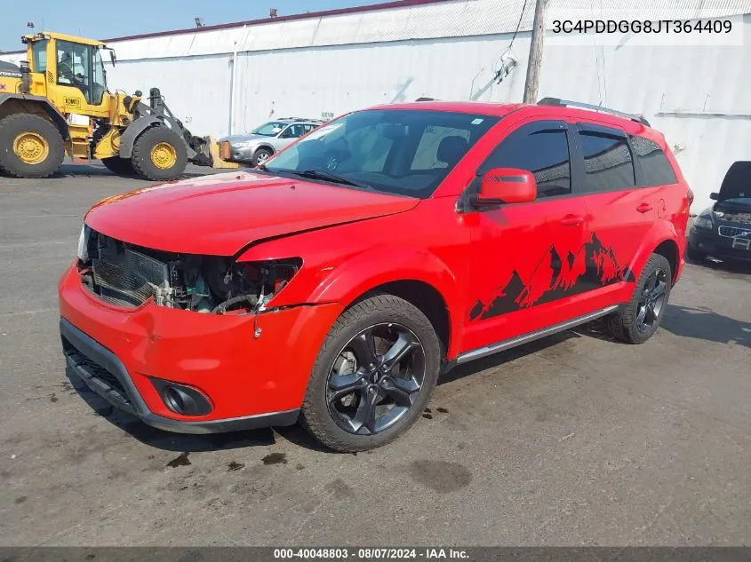 2018 Dodge Journey Crossroad Awd VIN: 3C4PDDGG8JT364409 Lot: 40048803