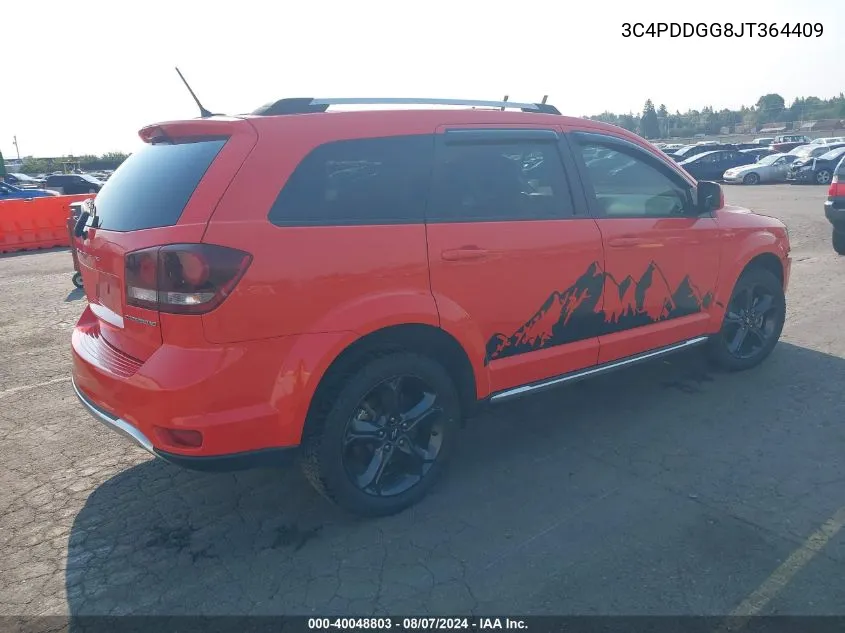 2018 Dodge Journey Crossroad Awd VIN: 3C4PDDGG8JT364409 Lot: 40048803