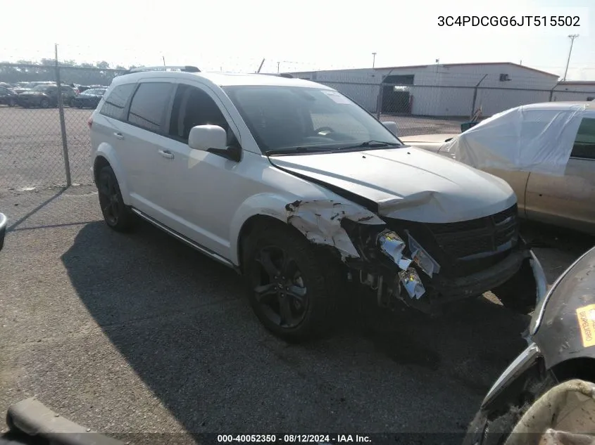 2018 Dodge Journey Crossroad VIN: 3C4PDCGG6JT515502 Lot: 40052350