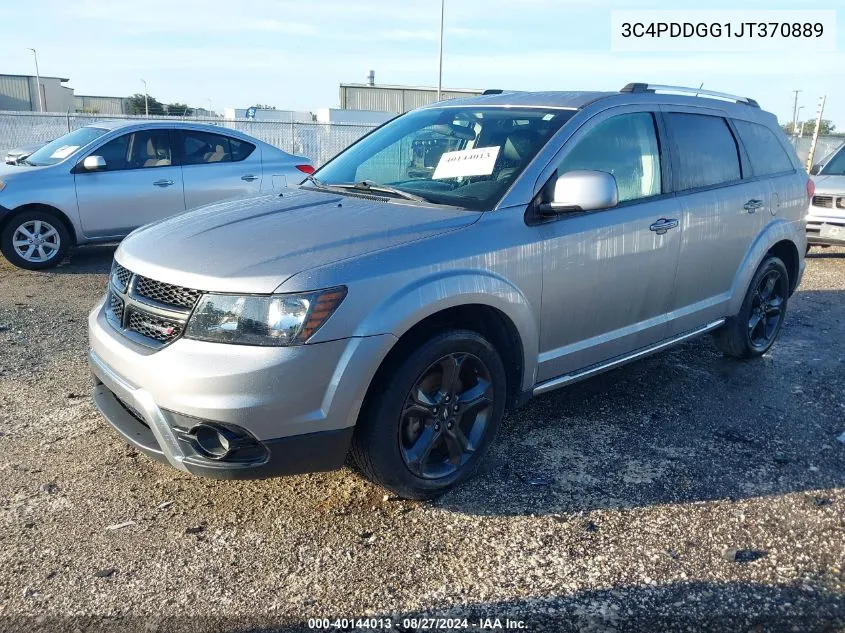 2018 Dodge Journey Crossroad Awd VIN: 3C4PDDGG1JT370889 Lot: 40144013