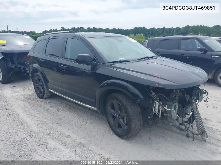 2018 Dodge Journey Crossroad VIN: 3C4PDCGG8JT469851 Lot: 40151920