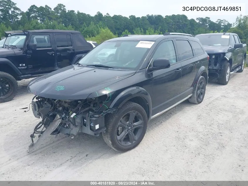 2018 Dodge Journey Crossroad VIN: 3C4PDCGG8JT469851 Lot: 40151920