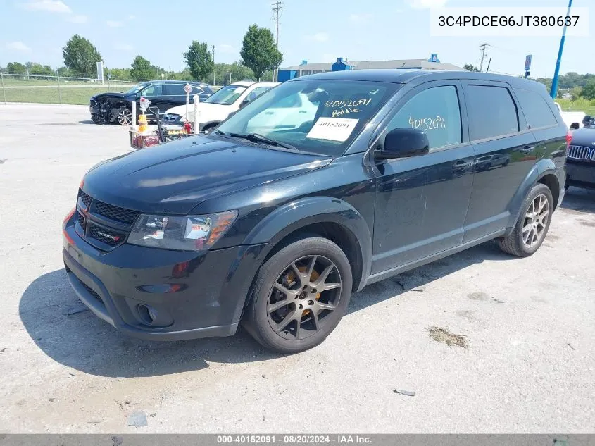 3C4PDCEG6JT380637 2018 Dodge Journey Gt