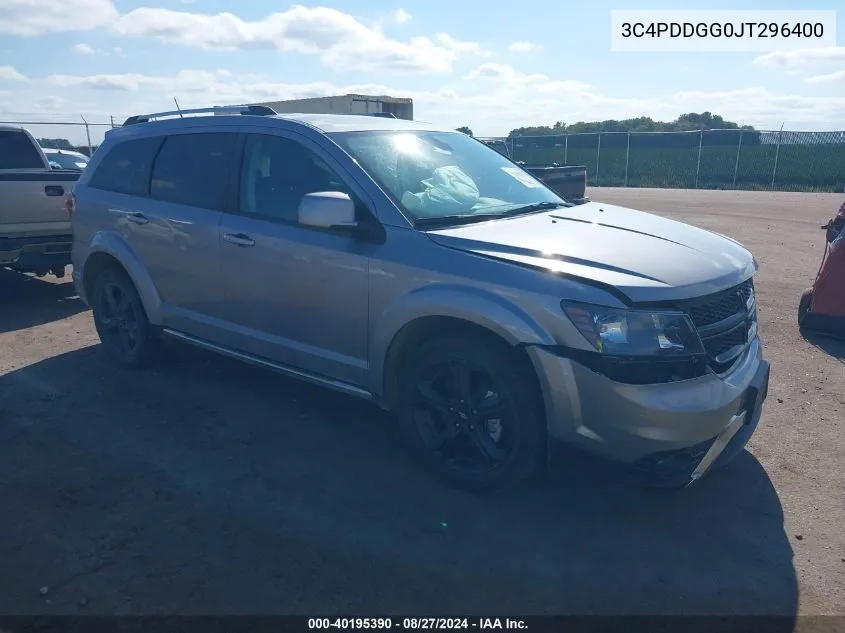 2018 Dodge Journey Crossroad Awd VIN: 3C4PDDGG0JT296400 Lot: 40195390