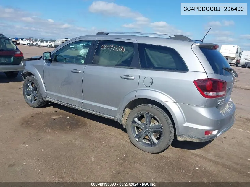 2018 Dodge Journey Crossroad Awd VIN: 3C4PDDGG0JT296400 Lot: 40195390