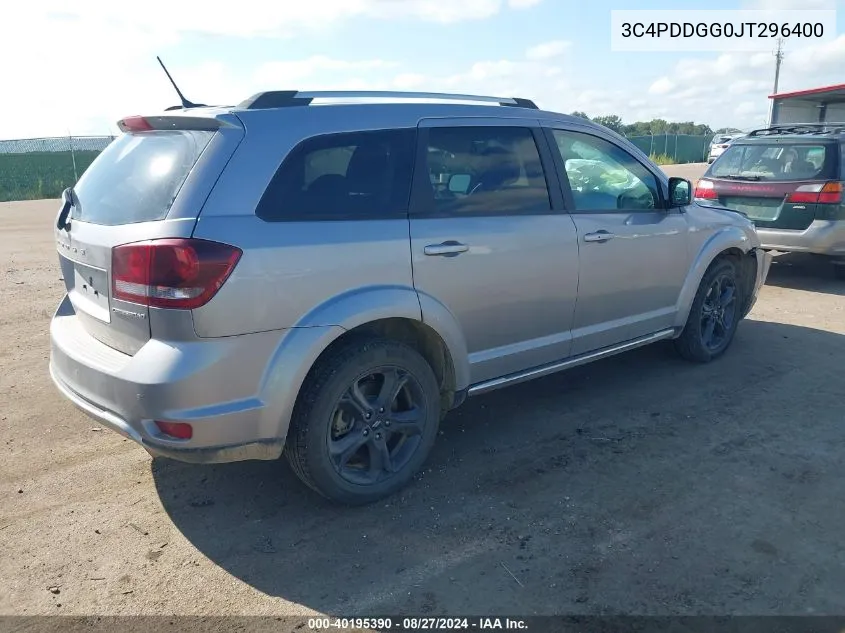 2018 Dodge Journey Crossroad Awd VIN: 3C4PDDGG0JT296400 Lot: 40195390