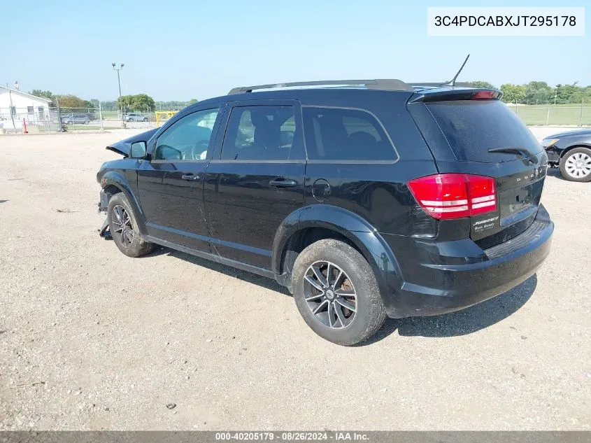 3C4PDCABXJT295178 2018 Dodge Journey Se