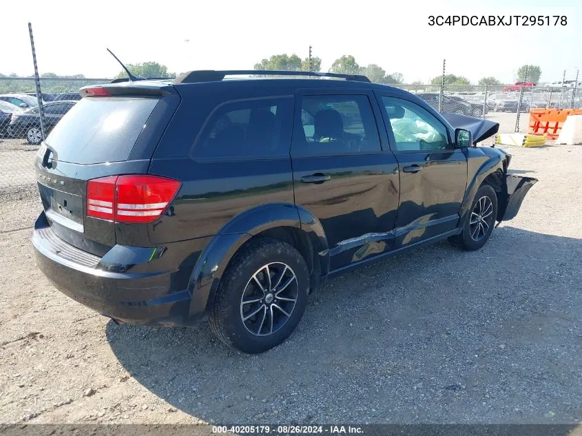 3C4PDCABXJT295178 2018 Dodge Journey Se