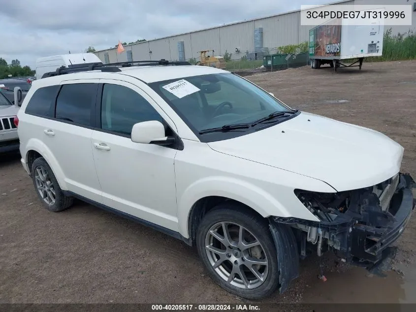 2018 Dodge Journey Gt VIN: 3C4PDDEG7JT319996 Lot: 40205517