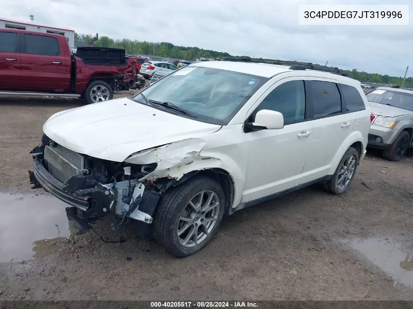 2018 Dodge Journey Gt VIN: 3C4PDDEG7JT319996 Lot: 40205517