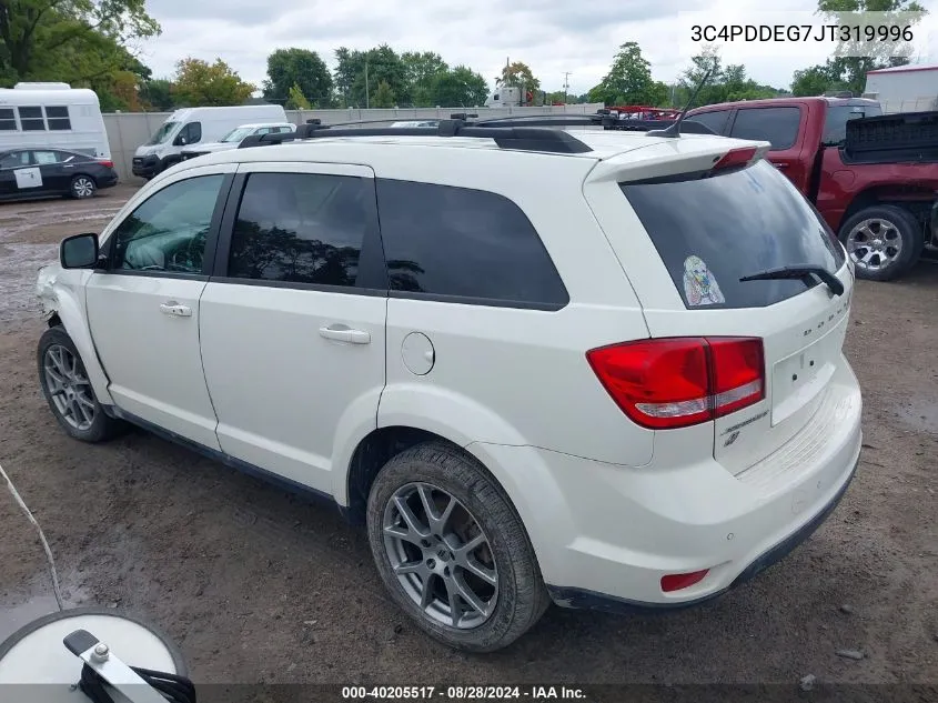 2018 Dodge Journey Gt VIN: 3C4PDDEG7JT319996 Lot: 40205517