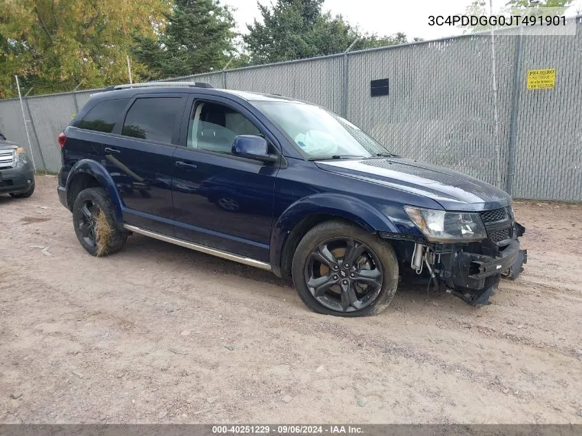 3C4PDDGG0JT491901 2018 Dodge Journey Crossroad Awd