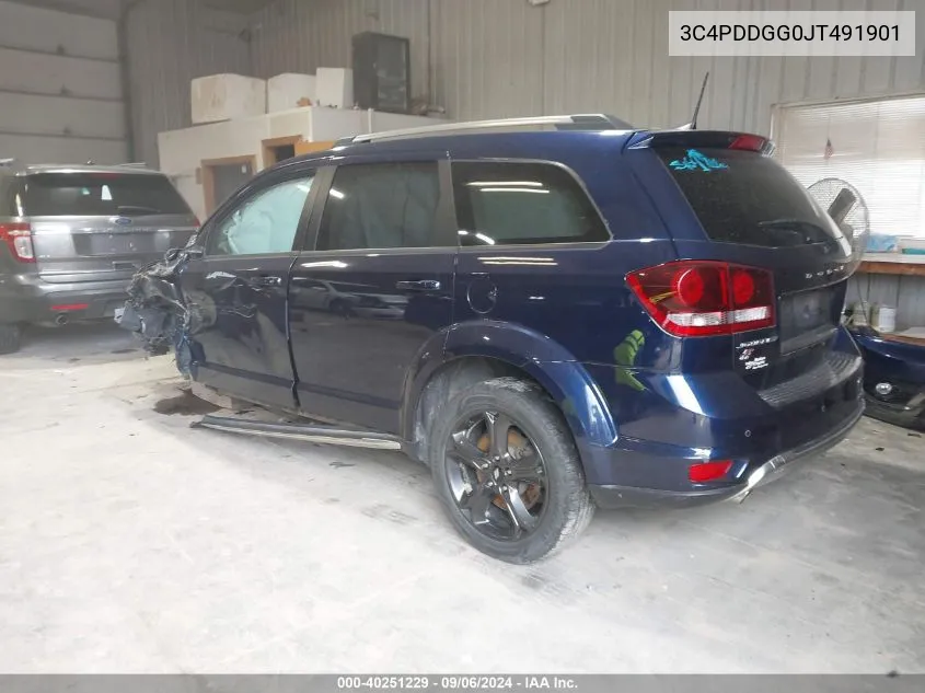 3C4PDDGG0JT491901 2018 Dodge Journey Crossroad Awd