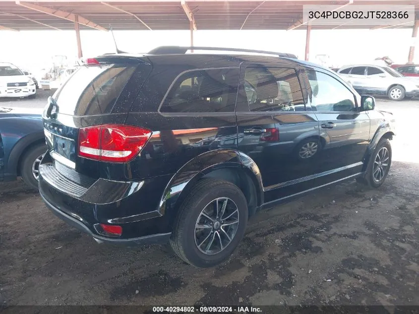 3C4PDCBG2JT528366 2018 Dodge Journey Sxt