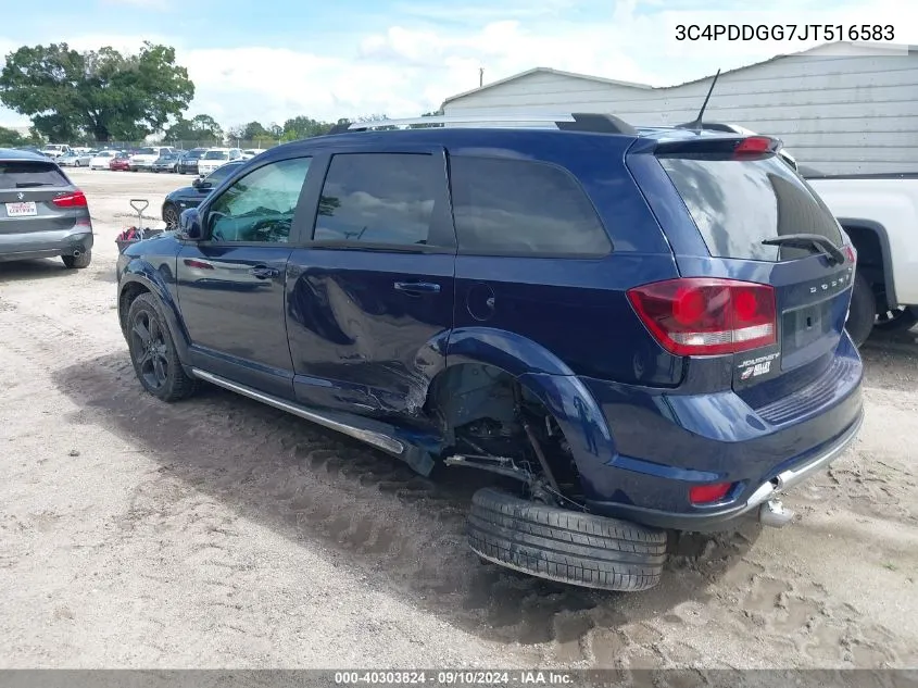 2018 Dodge Journey Crossroad VIN: 3C4PDDGG7JT516583 Lot: 40303824