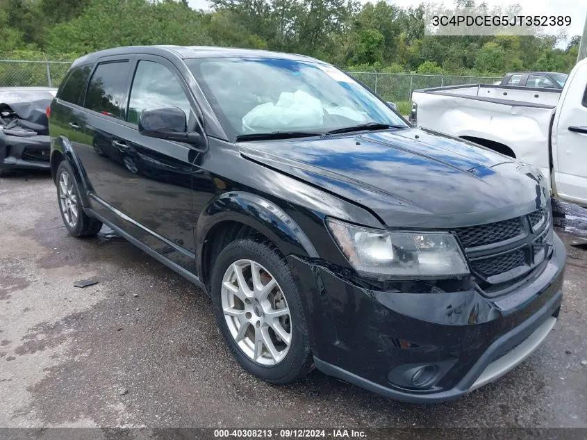 2018 Dodge Journey Gt VIN: 3C4PDCEG5JT352389 Lot: 40308213