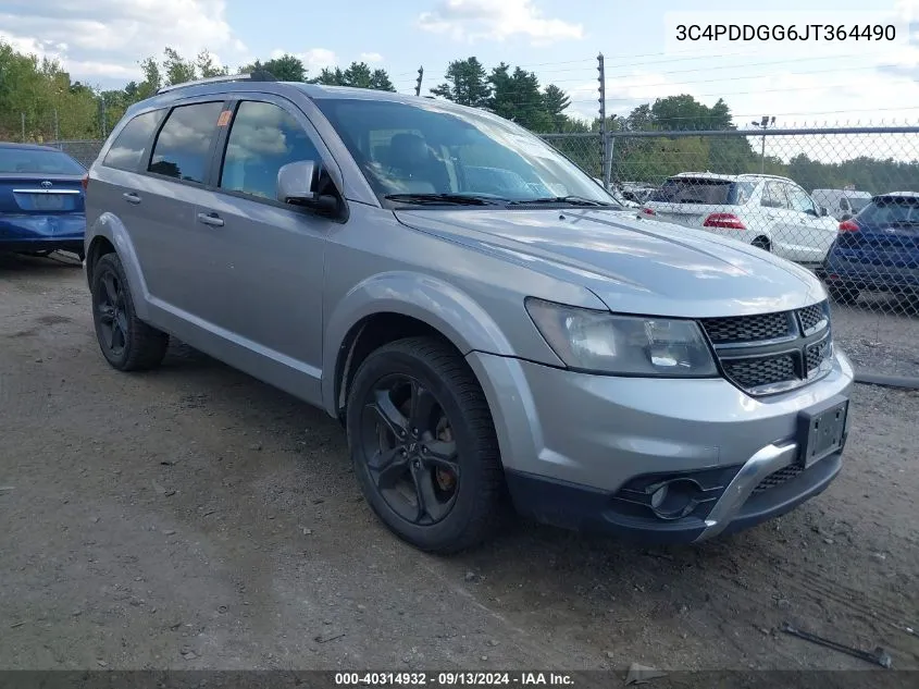 2018 Dodge Journey Crossroad Awd VIN: 3C4PDDGG6JT364490 Lot: 40314932