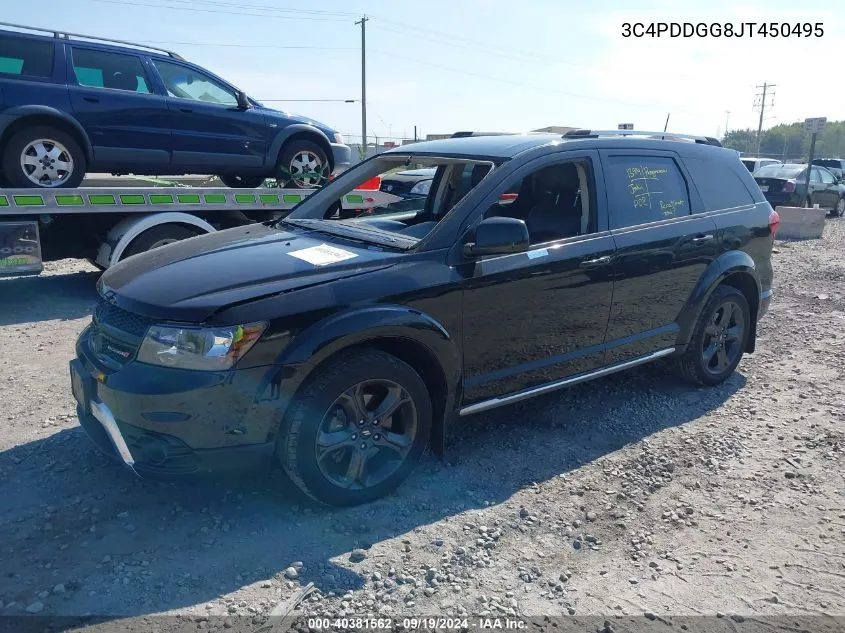 2018 Dodge Journey Crossroad Awd VIN: 3C4PDDGG8JT450495 Lot: 40381562