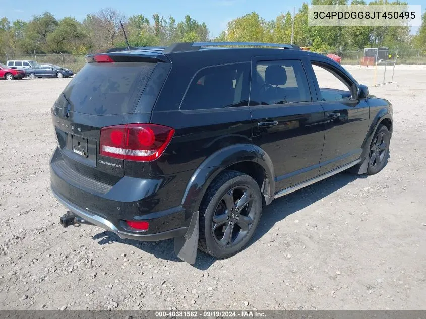 2018 Dodge Journey Crossroad Awd VIN: 3C4PDDGG8JT450495 Lot: 40381562