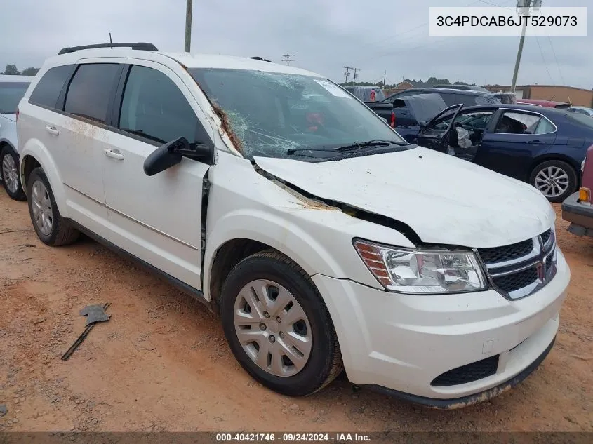 2018 Dodge Journey Se VIN: 3C4PDCAB6JT529073 Lot: 40421746